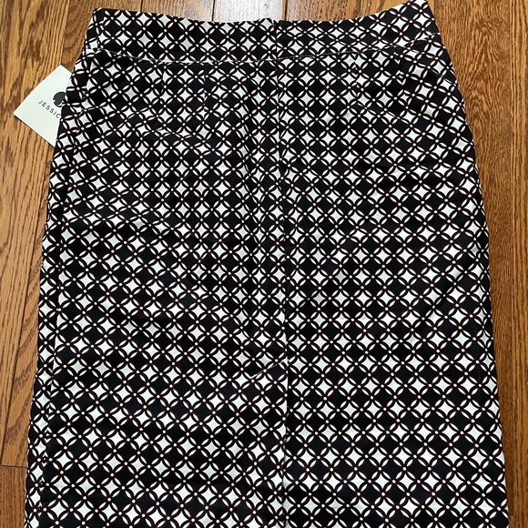 NWT Jessica - Patterned Pencil Skirt - Picture 1 of 4